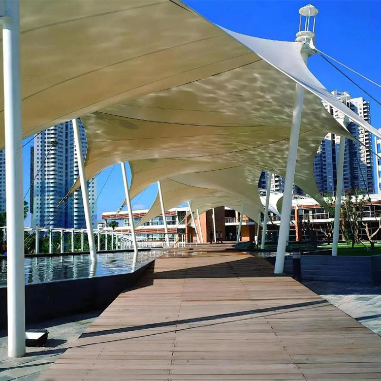 蕉岭县膜结构景观棚