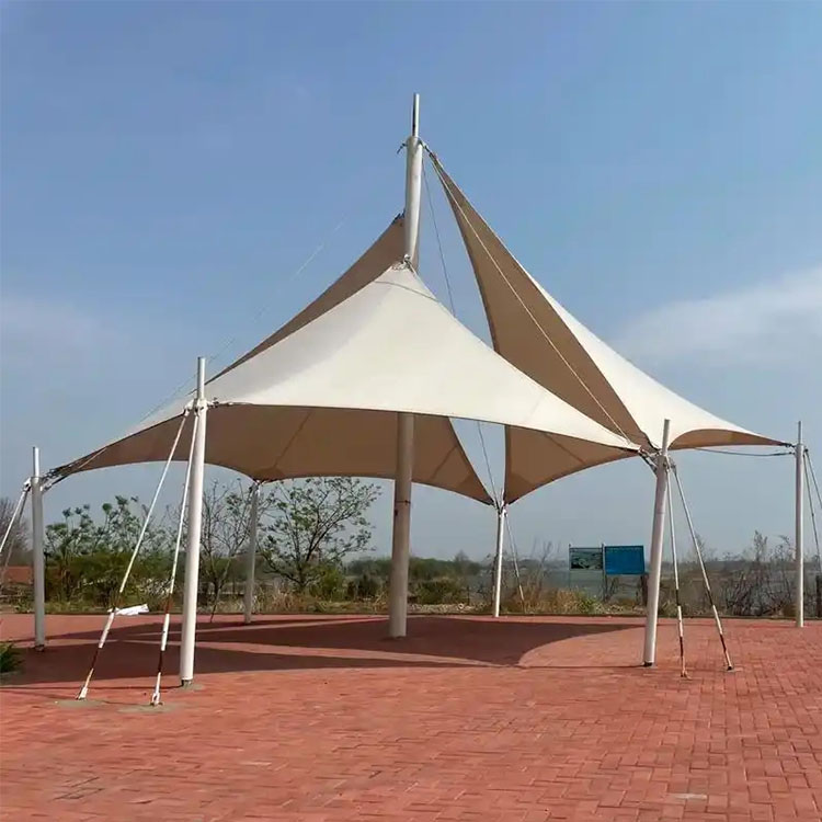 蕉岭县膜结构景观棚